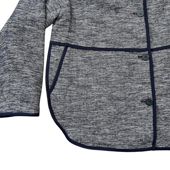 Pendleton Jacket Blazer Lagenlook Blue Classic Preppy Tweed Womens Plus Size 18 - Picture 3 of 12